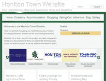 Tablet Screenshot of honiton.com